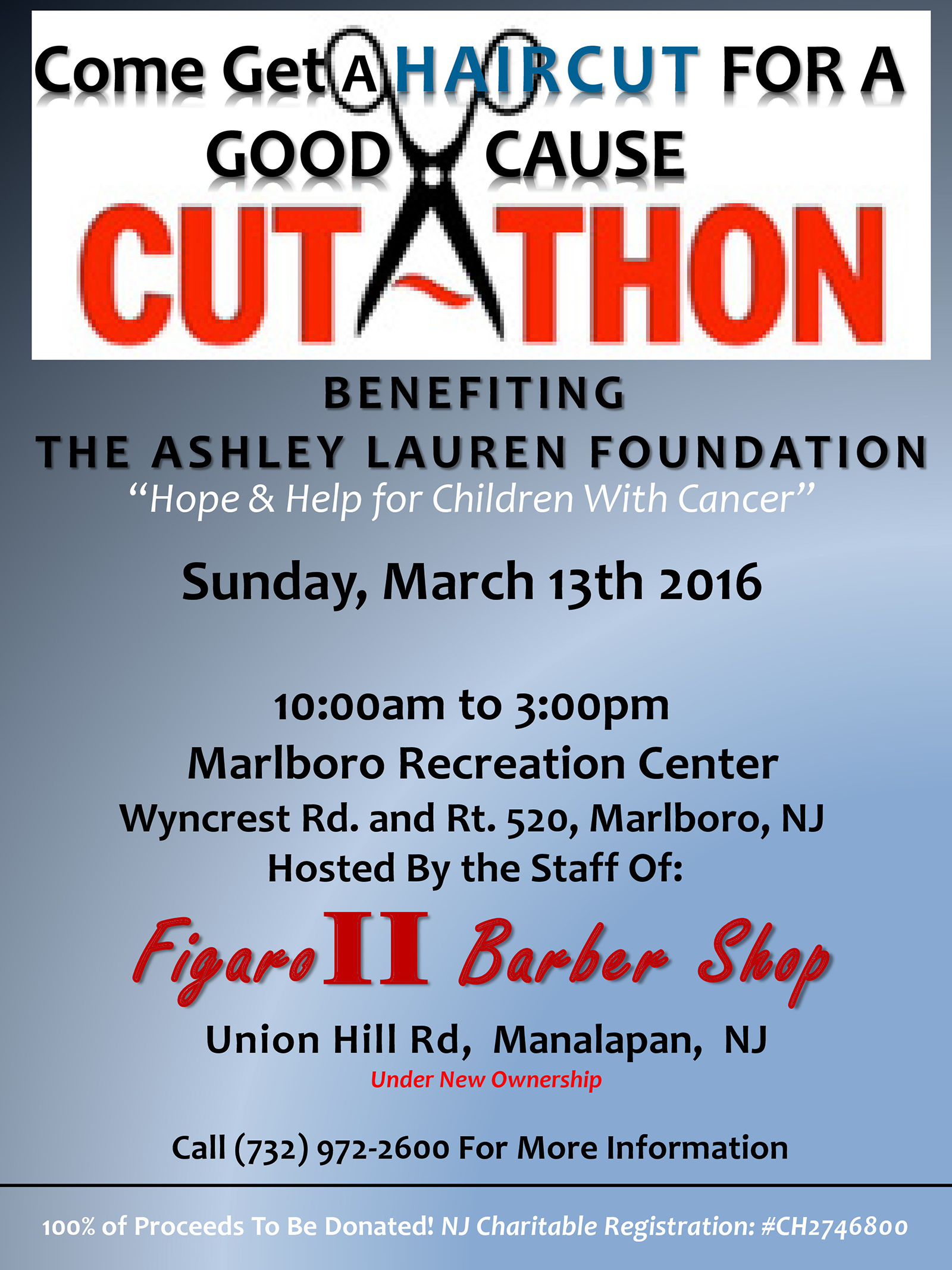 Cut-A-Thon to Benefit The Ashley Lauren Foundation