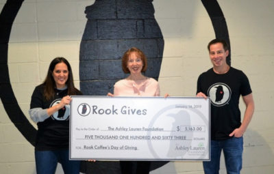 Rook Coffee Donates Over 5K to The Ashley Lauren Foundation