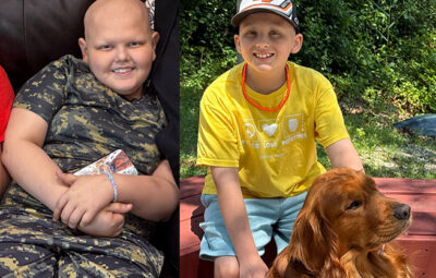 Friendship Blooms Between Two Local Boys With Cancer